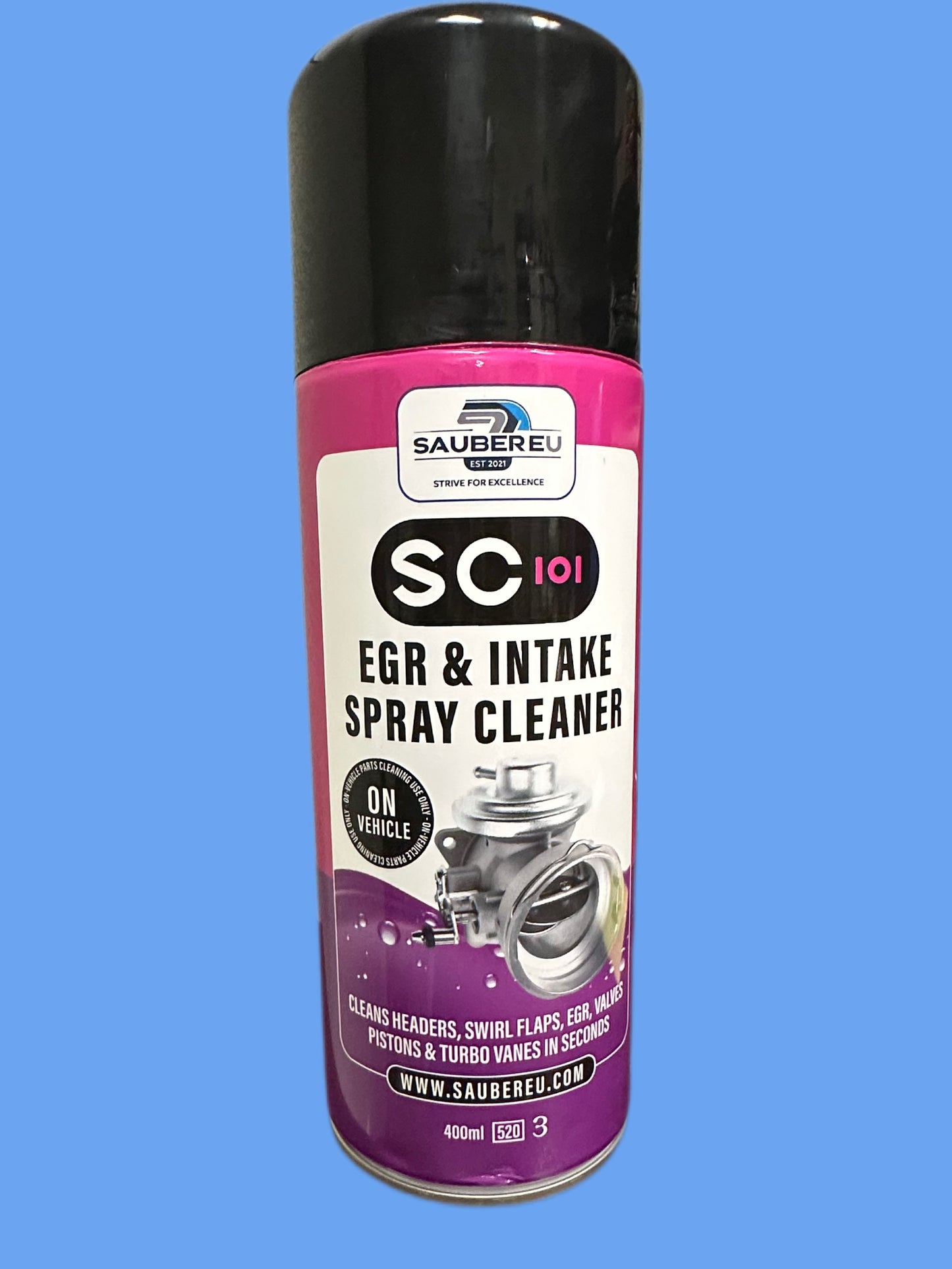 SC101 EGR & Intake Spray Cleaner For Parts ON The Vehicle