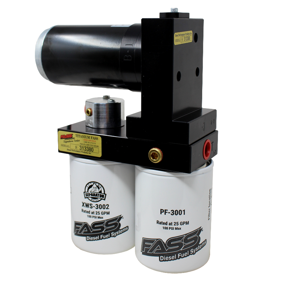 FASS FUEL SYSTEM TITANIUM SIGNATURE SERIES DIESEL FUEL LIFT PUMP 250GPH (TS 250G)