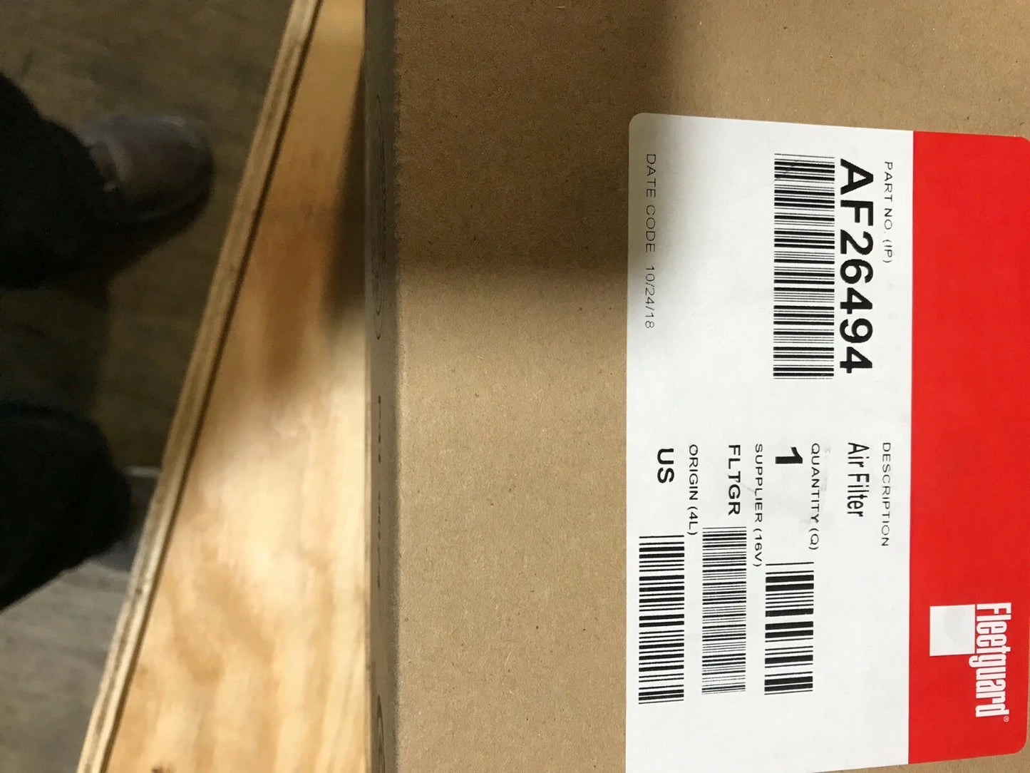 Fleetguard #AF26494 Air Filter