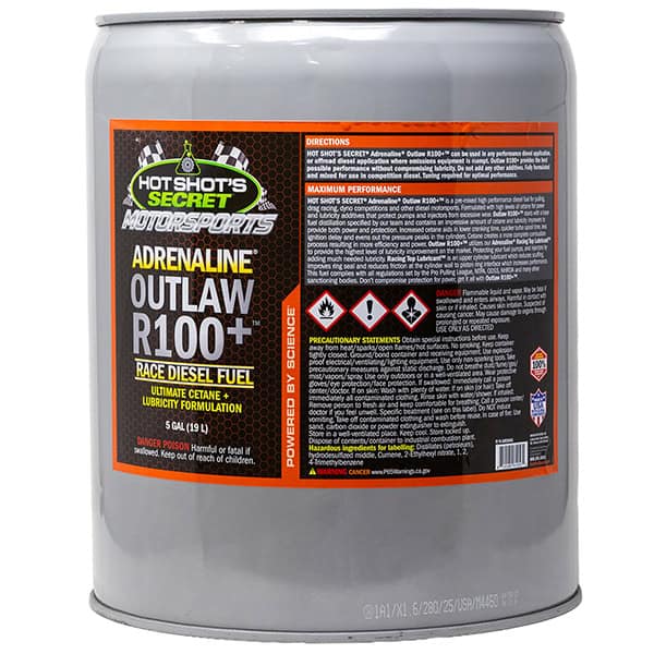 Hotshot's Secret Adrenaline Outlaw R100+ Racing Fuel