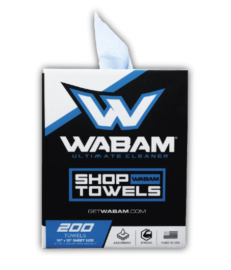 WABAM Shop Towels 50 And 200 Count
