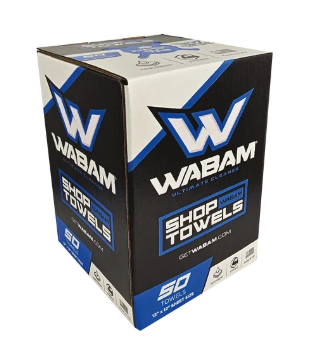 WABAM Shop Towels 50 And 200 Count